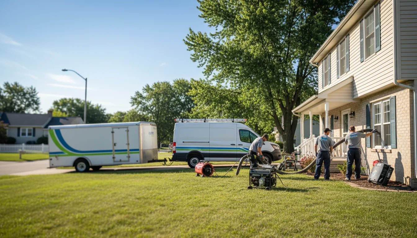 Flooded Basement Restoration And Cleanup With Repair in Dixon, NE near me
